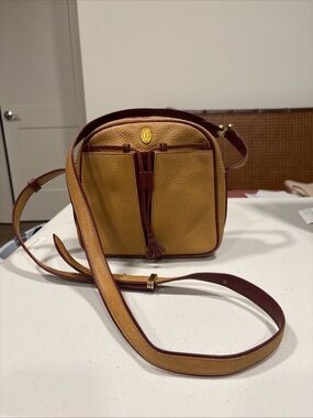 Cartier Vintage Leather Crossbody Bag—GORGEOUS!! Authentic! Excellent Condition